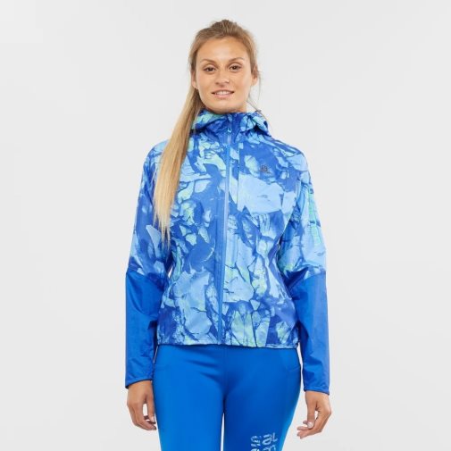 Chaquetas Shell Salomon Bonatti Impermeables Mujer Azules | MX FYMH374